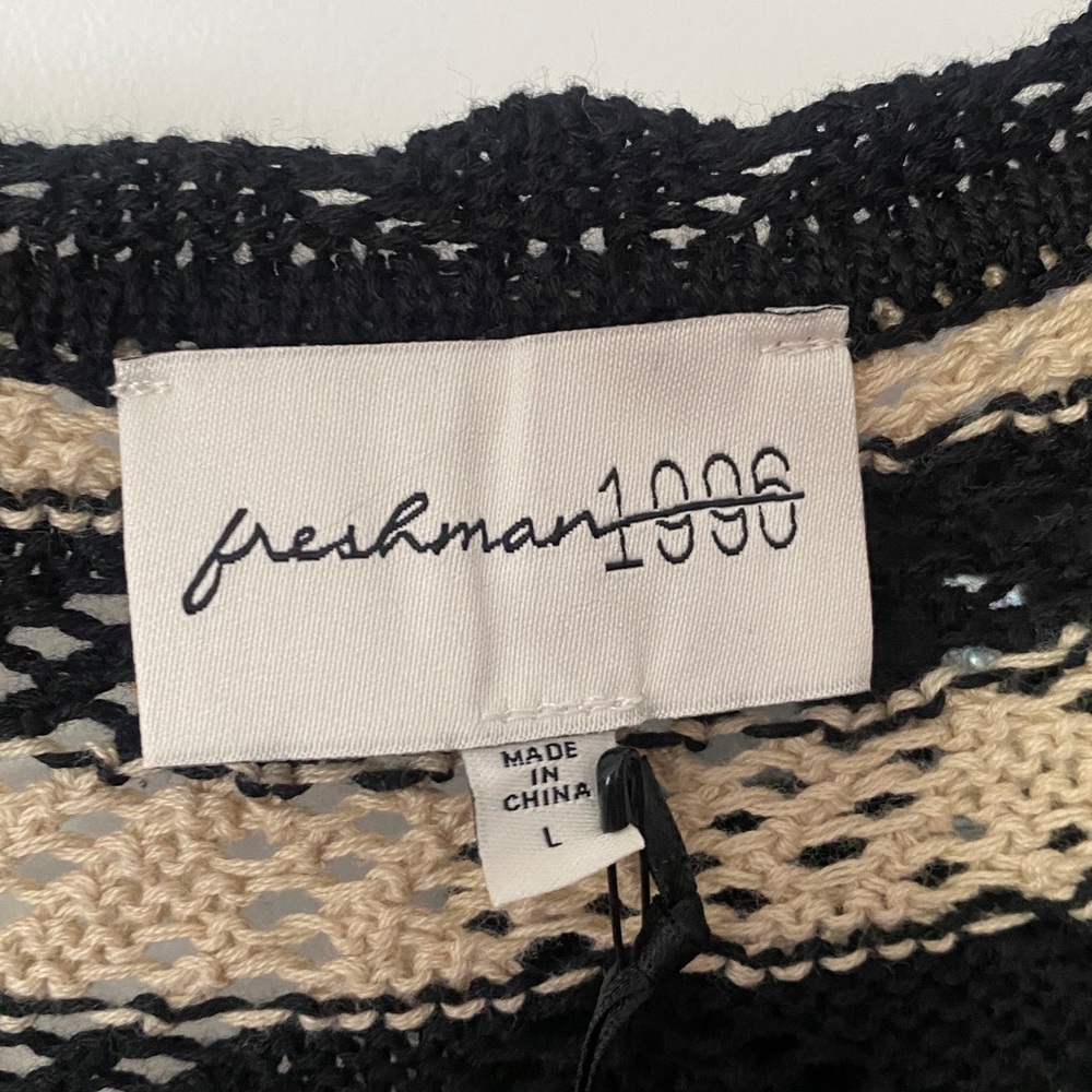 FRESHMAN 1996 Black and Cream Knitwear Set NWT! π€ - Picture 4 of 6